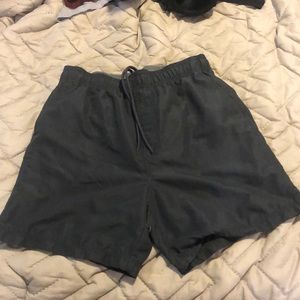 Grey swim shorts